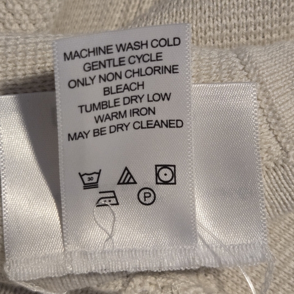 Chicos Marla Wynne Womens Beige Knit Kimono Sweater Size Small - Picture 8 of 11